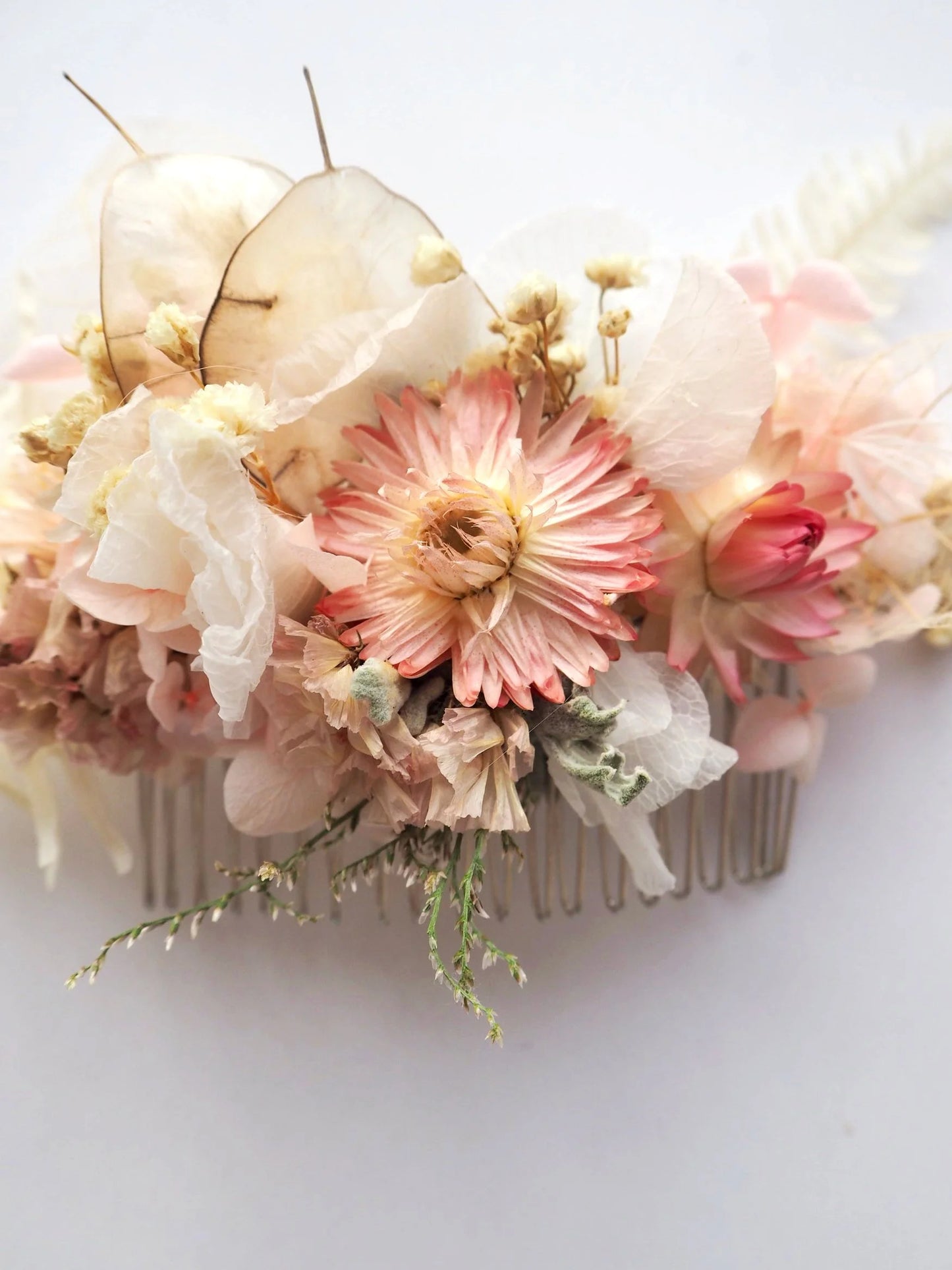 Pretty Pinks Floral Hair Comb