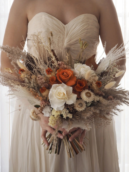 Burnt Sienna Bouquet - Bridal Bouquet