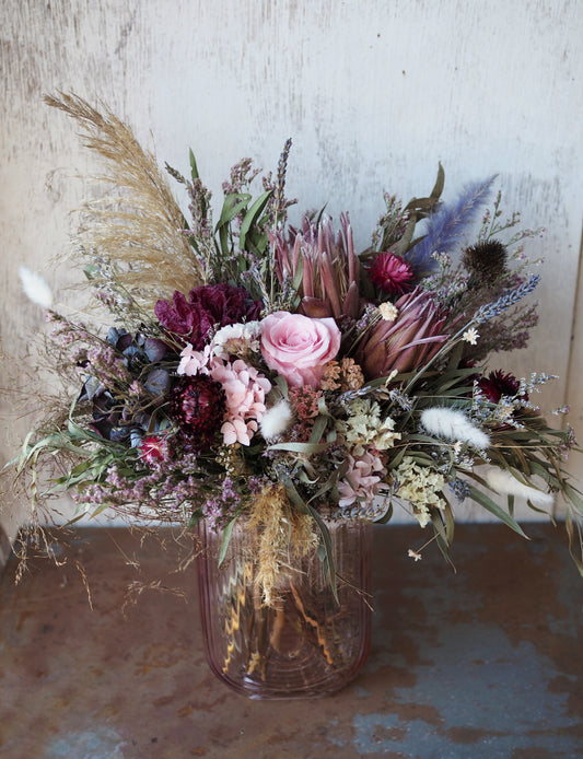 Rosé Vase Arrangement