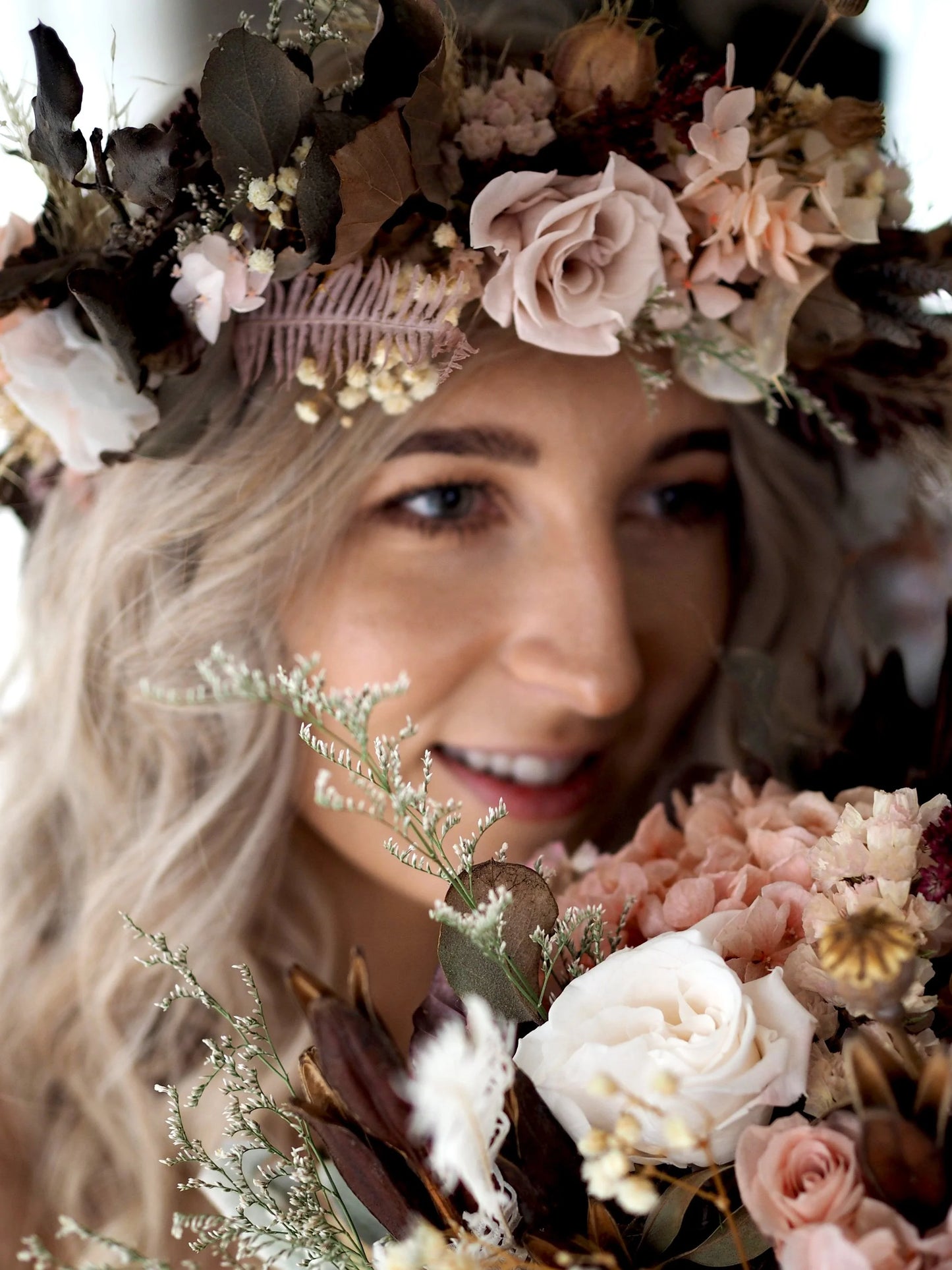 Custom Dried Flower Crown Adult