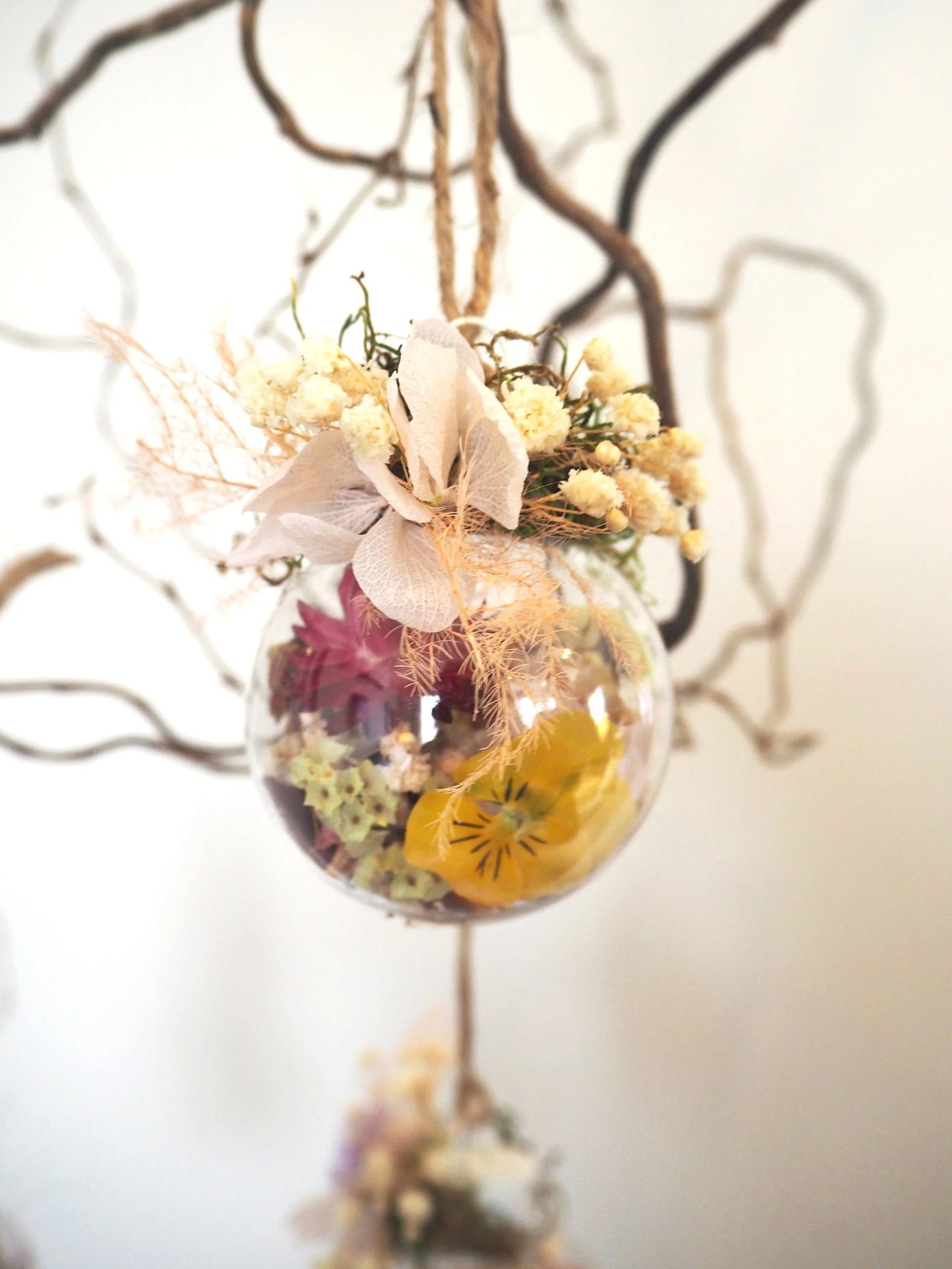 Floral Baubles - Set of Two